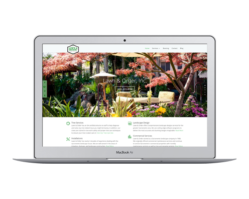 Landscaping Company Website Design