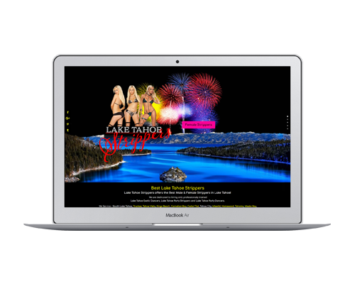 Bachelor & Bachelorette Party Entertainment Website Designs
