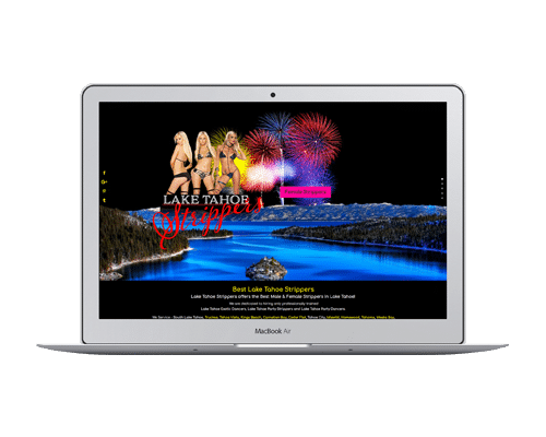 Bachelor & Bachelorette Party Entertainment Website Designs