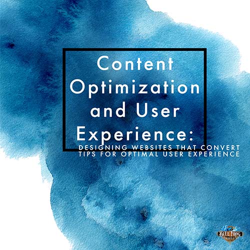 content optimization and user experience