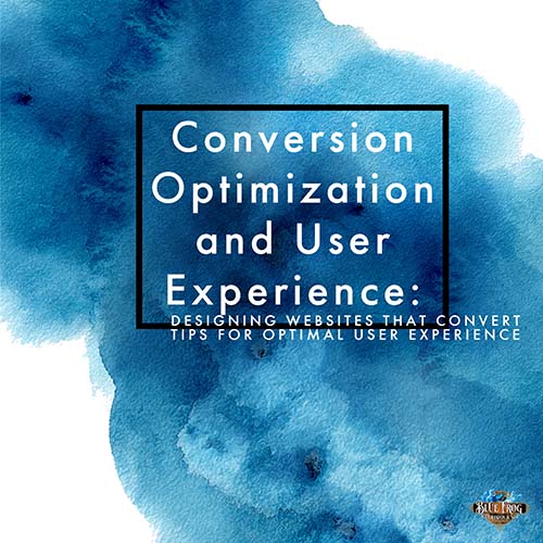 conversion optimization and user experience