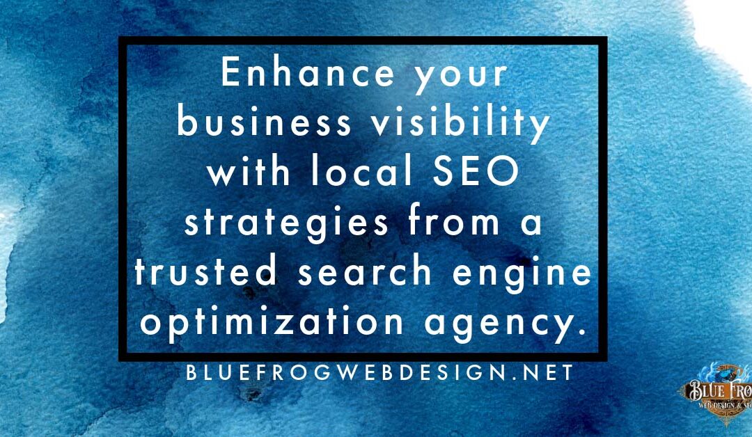 How Local SEO Strategies by a Search Engine Optimization Agency Boost Your Business Visibility
