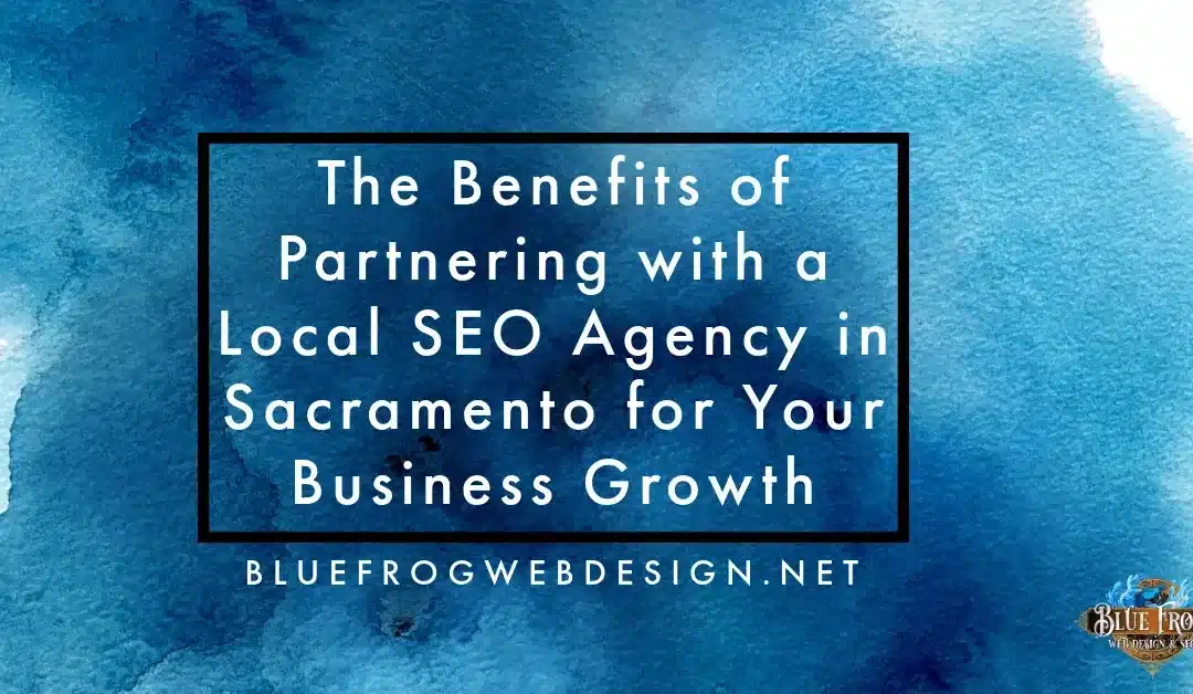 The Benefits of Partnering with a Local SEO Agency in Sacramento for Your Business Growth