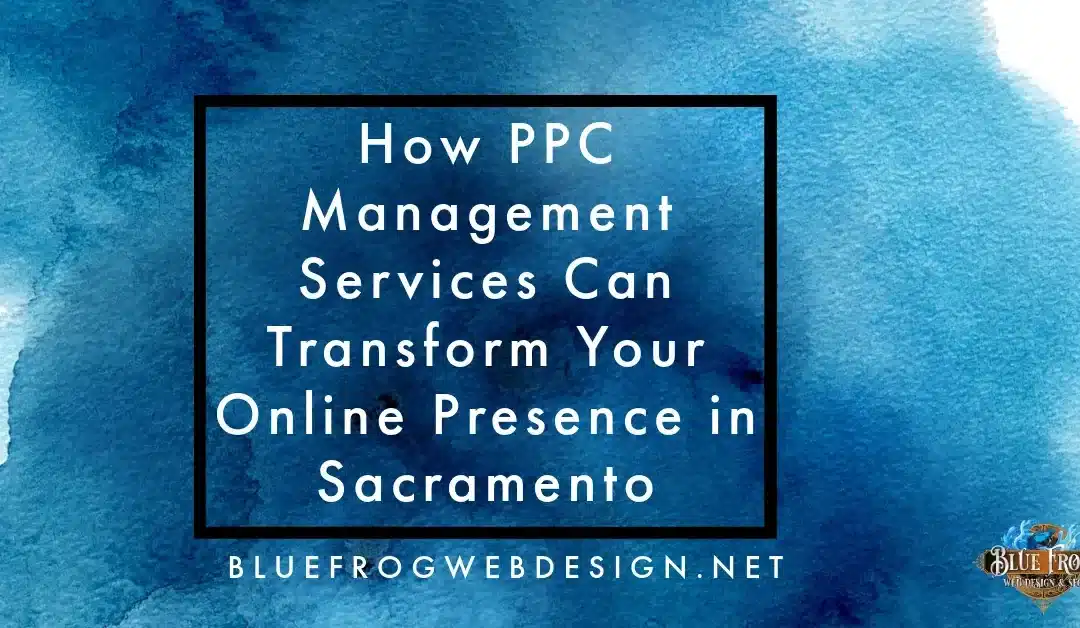 How PPC Management Services Can Transform Your Online Presence in Sacramento