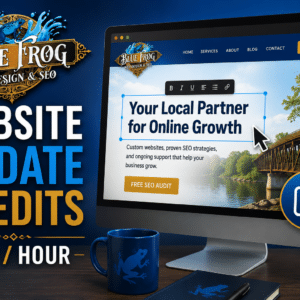 Website Update Credits for WordPress website content edits and maintenance.
